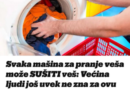 Svaka mašina za pranje veša može sušiti veš: funkcija za koju većina ljudi još uvek ne zna