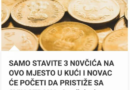 SAMO STAVITE 3 NOVČIĆA NA OVO MJESTO U KUĆI I NOVAC ĆE POČETI DA PRISTIŽE SA SVIH STRANA: Stručnjaci za energiju kažu da je ovo jedini trik koji uvijek uspijeva