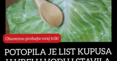 POTOPILA JE LIST KUPUSA U VRELU VODU I STAVILA NA GRUDI: Riješila je problem koji muči mnoge