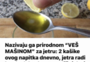 Nazivaju ga prirodnom “VEŠ MAŠINOM” za jetru: 2 kašike ovog napitka dnevno, jetra radi kao kod dvadesetogodišnjaka i holesterol je normalan!