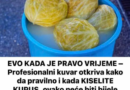 EVO KADA JE PRAVO VRIJEME – Profesionalni kuvar otkriva kako da pravilno i kada KISELITE KUPUS, ovako neće biti bijele skrame na površini