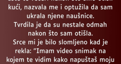 “Moja svekrva je uvijek mislila da nisam dovoljno dobra za njenog sina jer radim kao konobarica…”