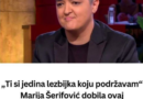 „Ti si jedina lezbijka koju podržavam“ Marija Šerifović dobila ovaj komentar, a njen odgovor je potpuni hit..(FOTO)