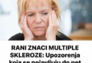 RANI ZNACI MULTIPLE SKLER0ZE: Upozorenja koja se pojavljuju d0 pet godina prije dijagnoze