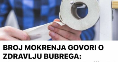 BROJ MOKRENJA GOVORI O ZDRAVLJU BUBREGA