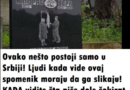 Ovako nešto postoji samo u Srbiji! Ljudi kada vide ovaj spomenik moraju da ga slikaju! KADA vidite šta piše dole šokirat će te se (FOTO)