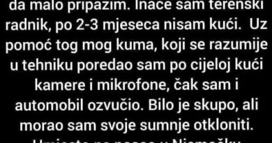 Oženjen sam već 15 godina, moja žena je prezgodna, a ja sam terenski radnik…