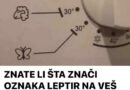 ZNATE LI ŠTA ZNAČI OZNAKA LEPTIR NA VEŠ MAŠINI: Veoma je korisna, a mnogi je ne koriste