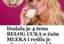 Dodala je 4 čena BELOG LUKA u čašu MLEKA i rešila je zdravstveni problem koji MUČI 80 posto ljudi!