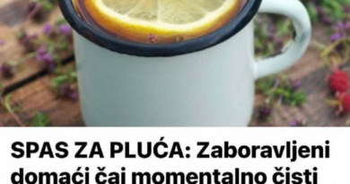 SPAS ZA PLUĆA Zaboravljeni D0maći Čaj M0mentalno Čisti Pluća I Zaustavlja Kašalj Preko Noći