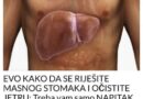 EVO KAKO DA SE RIJEŠITE MASNOG STOMAKA I OČISTITE JETRU