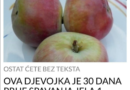 Mesec dana svaku NOĆ pre spavanja jela je jabuku, evo šta se dogodilo