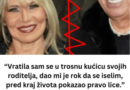 “Vratila sam se u trosnu kućicu svojih roditelja, dao mi je rok da se iselim, pred kraj života pokazao pravo lice.” SUZANA otkrila sve detalje razvoda pa sve ispricala o Saši Popoviću! Njegov odlazak je..